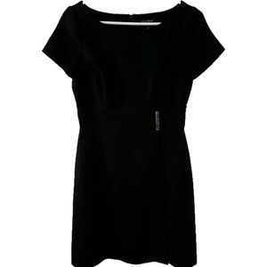 White House Black Market LBD Ponte Dress Size 2